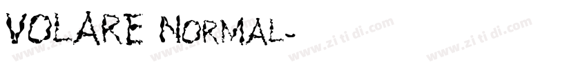 VOLARE Normal字体转换